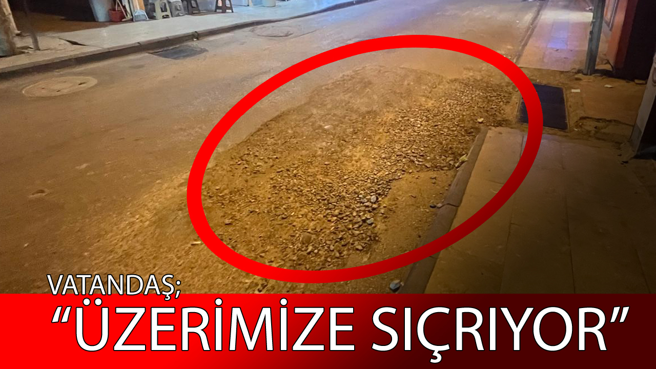Vatandaştan acil asfalt talebi