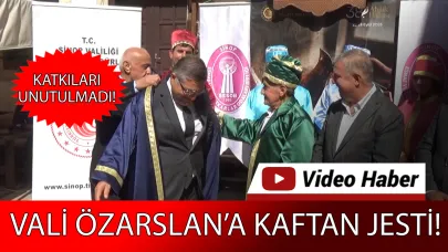 Vali Özarslan’a anlamlı hediye