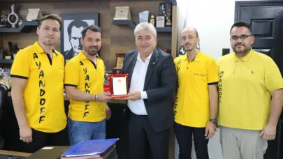 AYANDOFF’tan Başkan Kaya’ya teşekkür ziyareti