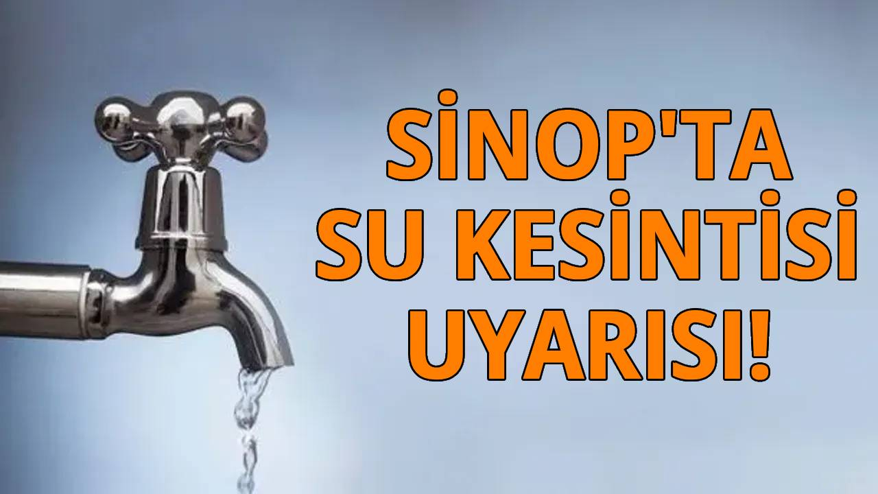 Sinop Belediyesi duyurdu!