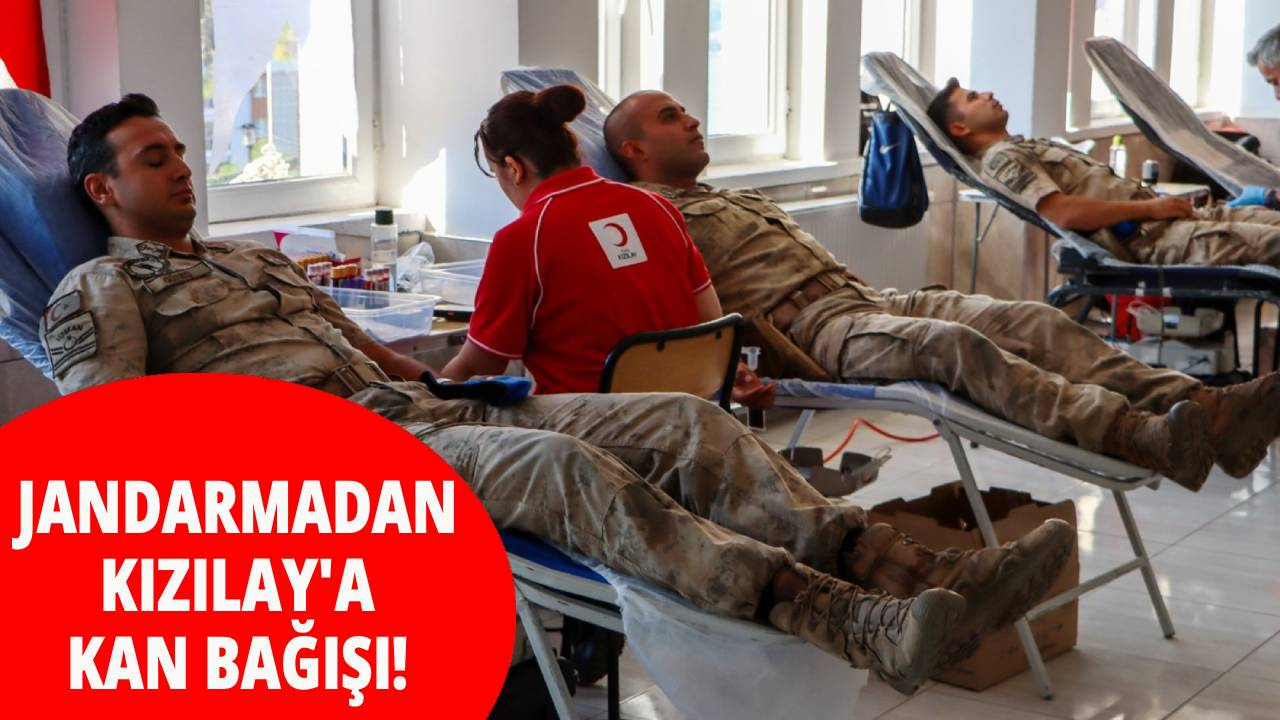 Sinop Jandarması kan bağışına dikkat çekti