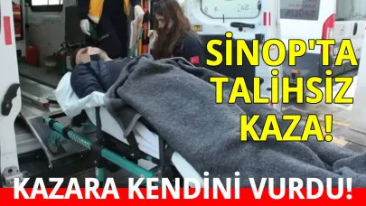 Sinop'ta bir vatandaş kazara kendini vurdu!