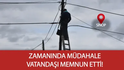 Hızla müdahale edildi