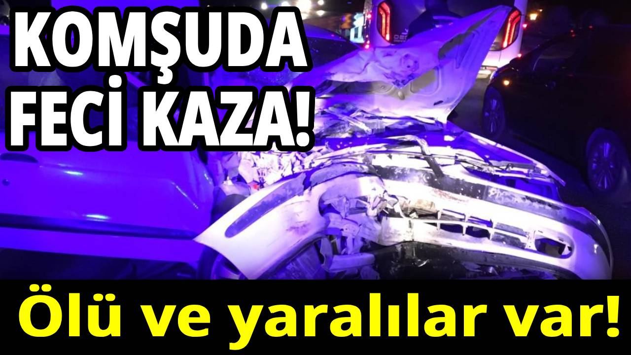Otomobil, kum yüklü traktöre çarptı:1 ölü, 5 yaralı