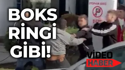 Komşuda üzen olay! Gençlerin kavgası kameraya takıldı