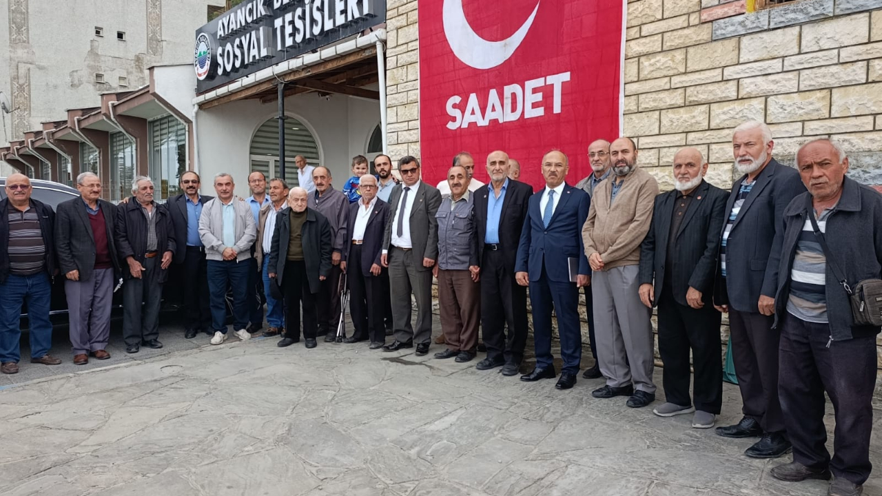 Saadet Partisi İl Divan Toplantısı Ayancık’ta yapıldı