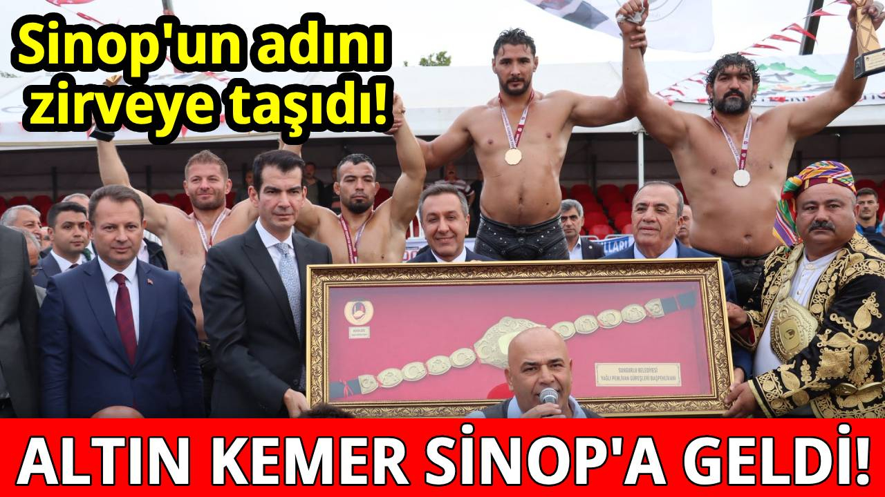 Sinoplu pehlivan, Sungurlu'da rakip tanımadı