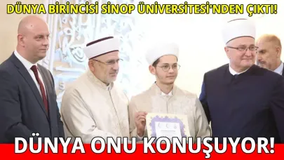 Sinop Üniversitesi öğrencisi dünya birinciliği ile döndü
