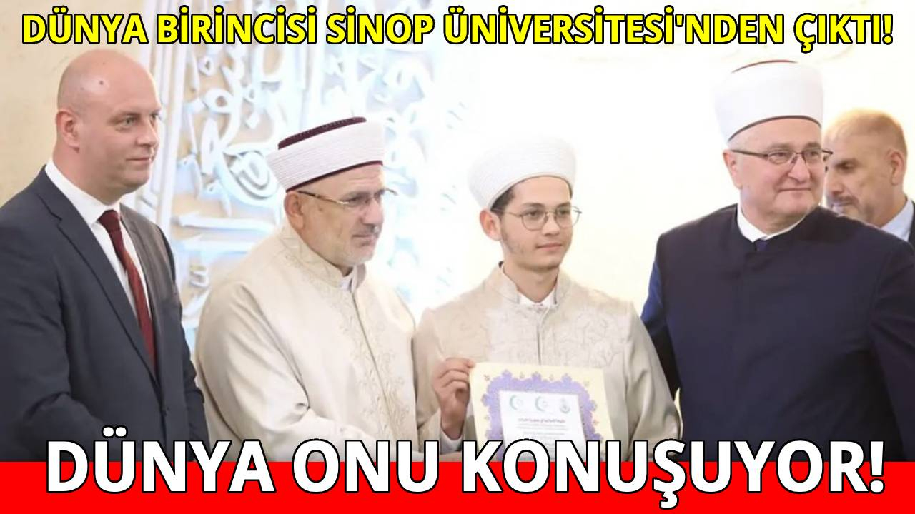 Sinop Üniversitesi öğrencisi dünya birinciliği ile döndü