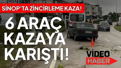 Sinop'ta kaygan zemin kazaya neden oldu