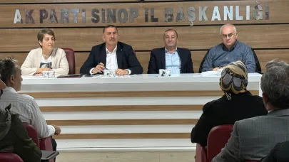 AK Parti Sinop’ta teşkilat çalışmaları masaya yatırıldı