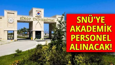 Sinop Üniversitesi öğretim görevlisi ve araştırma görevlisi alacak