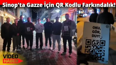 AK Gençlik Gazze için Ayancık’ta sahaya çıktı