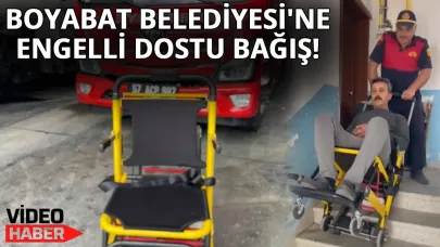 Boyabat’ta engelleri aşan cihaz hizmete sunuldu