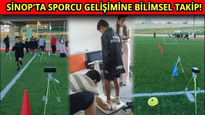 Sinop’ta sporcuların performansı bilimsel yöntemlerle ölçülüyor