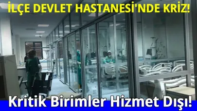 Boyabat Devlet Hastanesi’nde kritik birimler geçici olarak kapatıldı