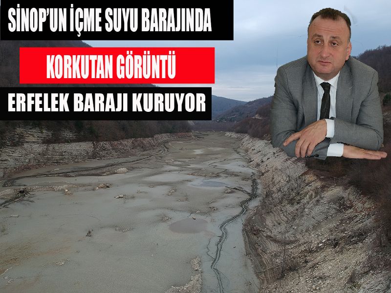 ERFELEK BARAJI KURUYOR
