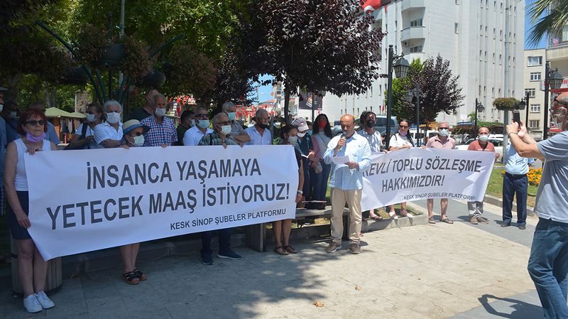 KESK SİNOP  ''İNSANCA YAŞAMAYA YETECEK BİR MAAŞ İSTİYORUZ''