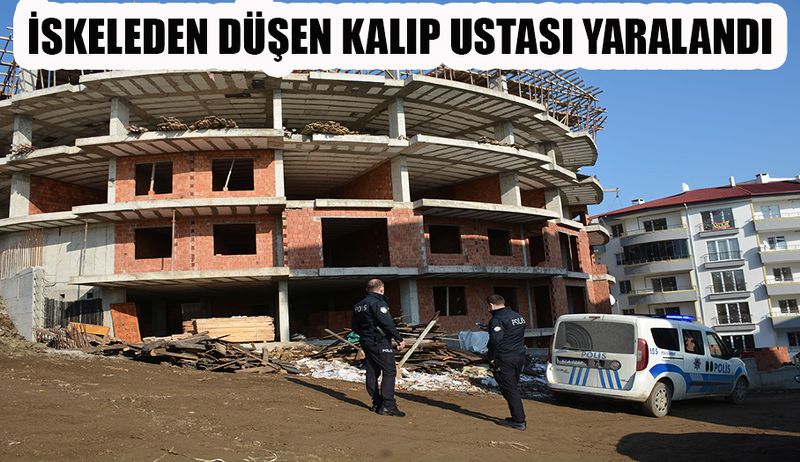 Sinop’ta iskeleden düşen kalıp ustası yaralandı