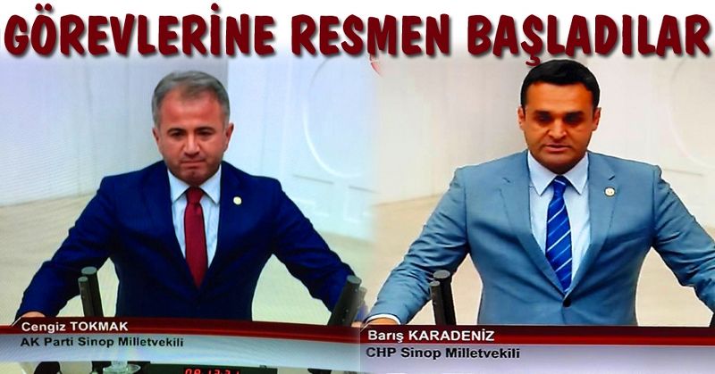 GÖREVLERİNE YEMİN EDEREK BAŞLADILAR