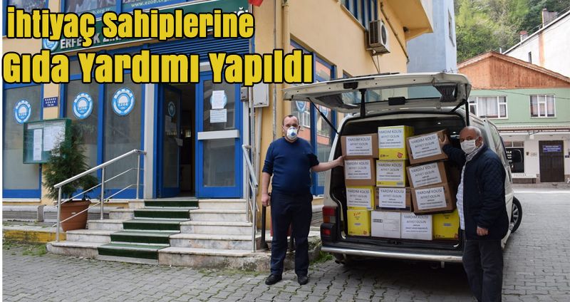 İhtiyaç Sahiplerine Gıda Yardımı Yapıldı