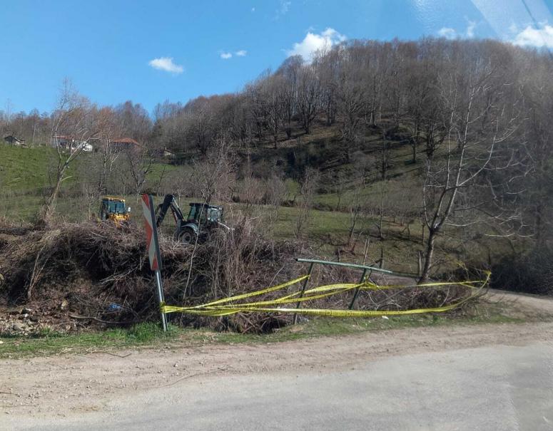 Sinop'ta Göle Otomobil Düştü