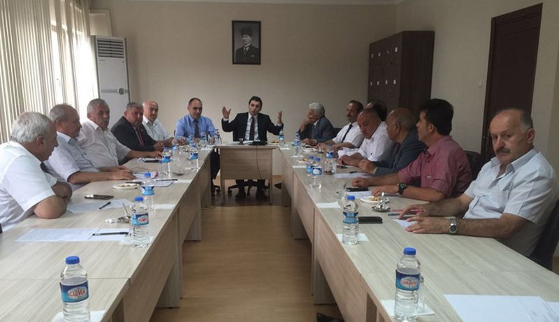 AYLIK DEĞERLENDİRME TOPLANTISI YAPILDI