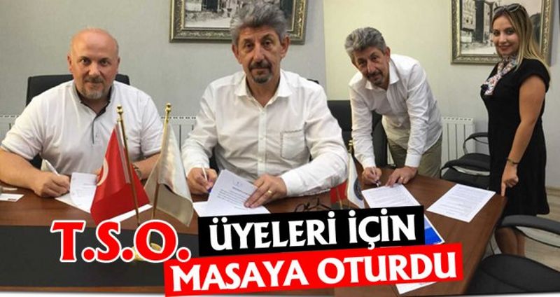 SİNOP TSO, ÜYELERİ İÇİN MASAYA OTURDU