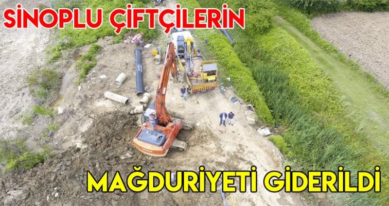 SİNOPLU ÇİFTÇİLERİN MAĞDURİYETİ GİDERİLDİ