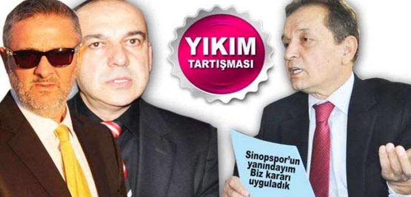 Sinopspor'da yıkım tartışması