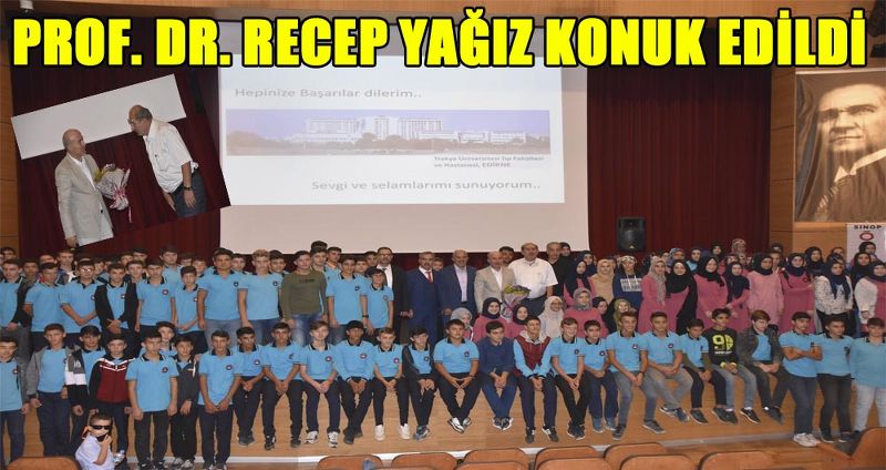 PROF. DR. RECEP YAĞIZ KONUK EDİLDİ