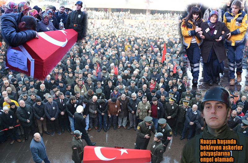 SİNOPLU ŞEHİT KENAN DÖNGEL SON YOLCULUĞUNA UĞURLANDI