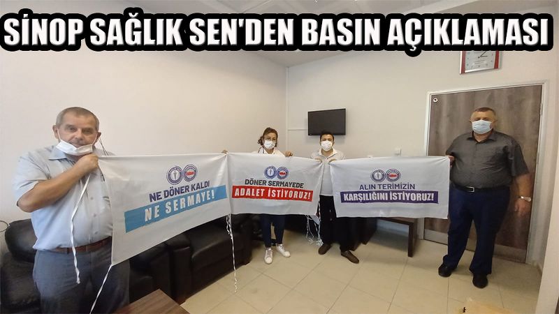 SİNOP SAĞLIK SEN'DEN BASIN AÇIKLAMASI