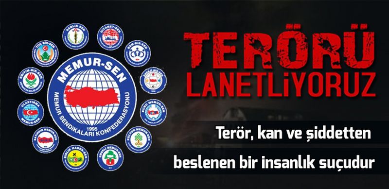 SİNOP EĞİTİM-BİR-SEN OLARAK TERÖRÜ LANETLİYORUZ‏!