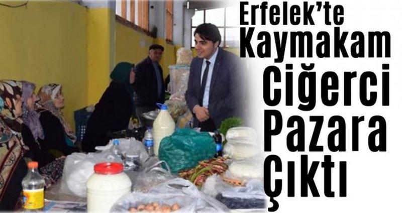 Kaymakam, Erfelek Pazarını Ziyaret Etti
