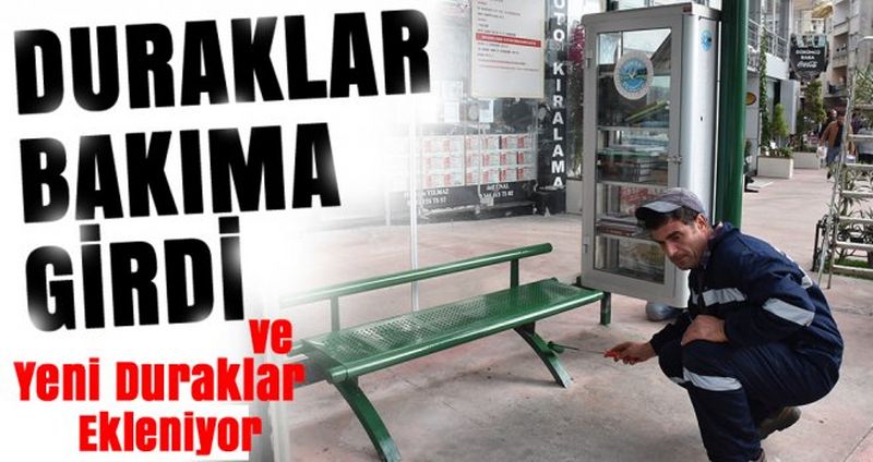 Dolmuş Duraklarında Onarım Çalışmaları Başlatıldı