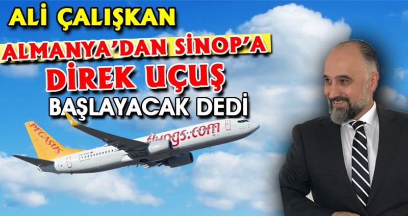 ALMANYA’DAN SİNOP’A DİREK UÇUŞ BAŞLAYACAK