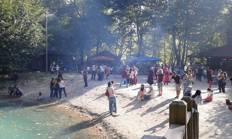 BAYRAMDA TATLICA ŞELALELERİ DOLDU TAŞTI