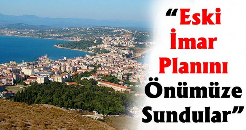 Sinop Çevre Dostları Derneğinden İmar Planı Açıklaması