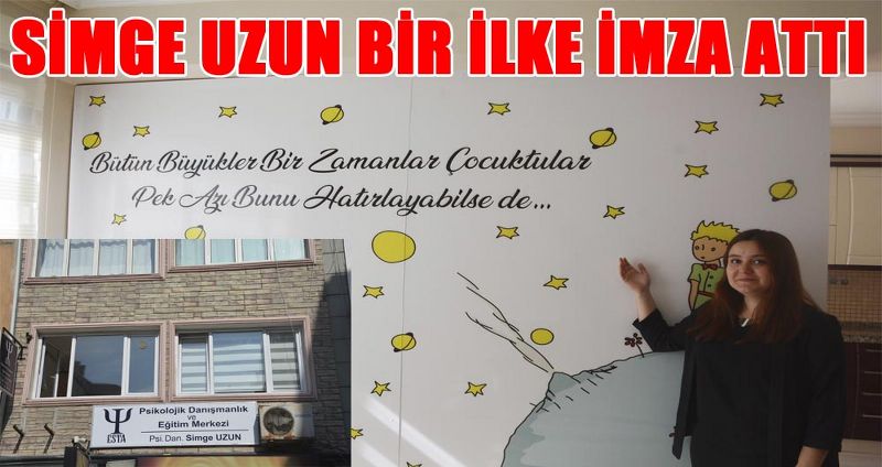 SİMGE UZUN BİR İLKE İMZA ATTI