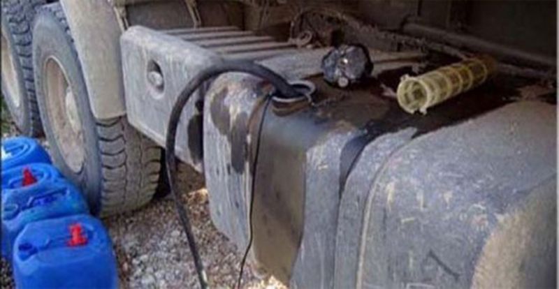 Kamyonun Deposundan 500 Litre Akaryakıt Çalındı