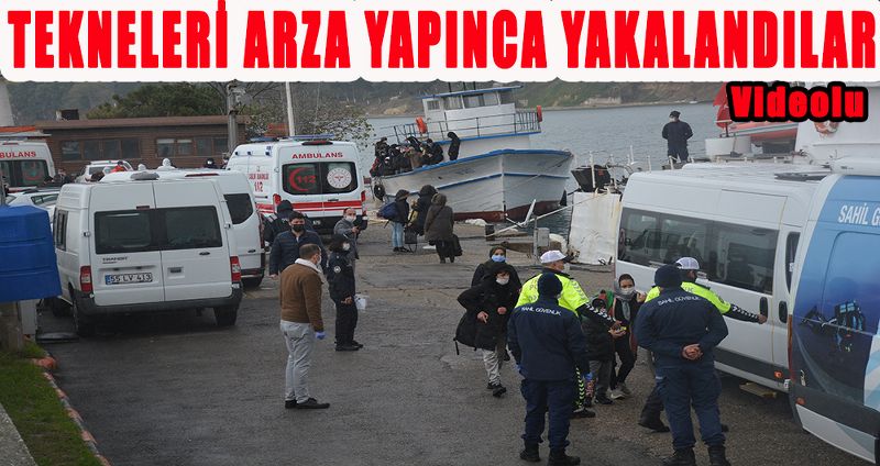 Tekneleri bozulunca yakayı ele verdiler
