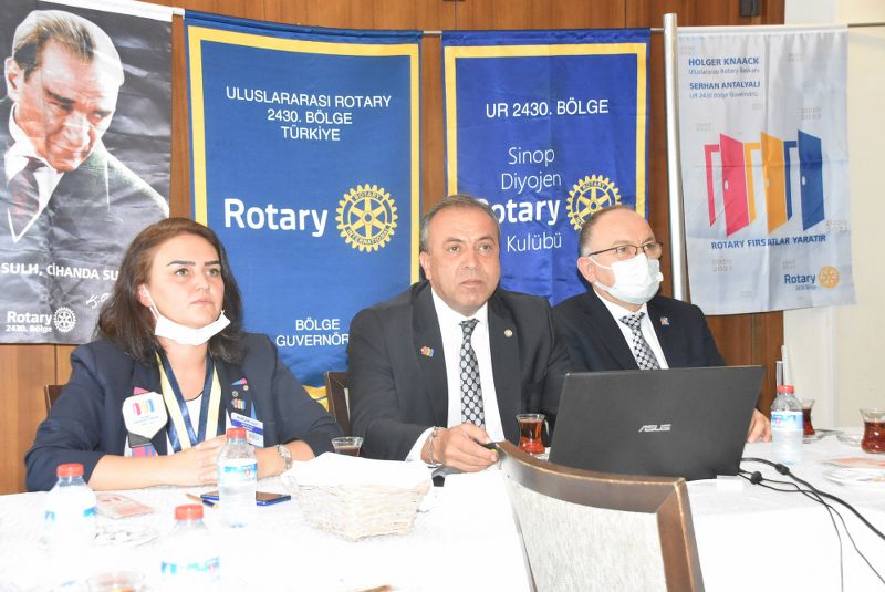 Sinop Diyojen Rotary Kulübü basınla buluştu