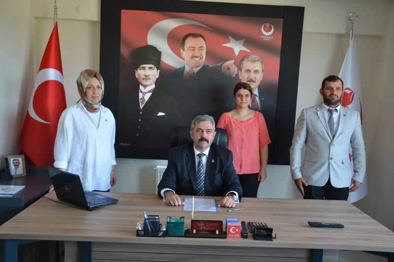 BBP SİNOP İL BAŞKANLIĞI GÖREVİNE TAHİR ŞAHİN ATANDI