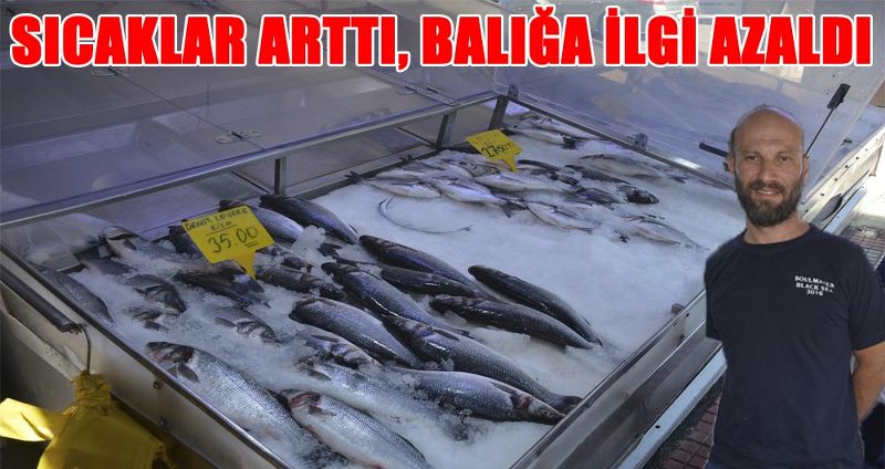 SICAKLAR ARTTI, BALIĞA İLGİ AZALDI