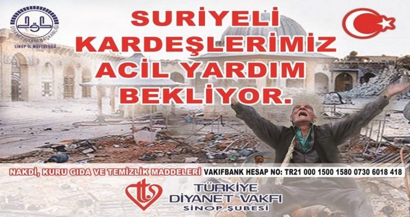 SURİYELİ KARDEŞLERİMİZ ACİL YARDIM BEKLİYOR