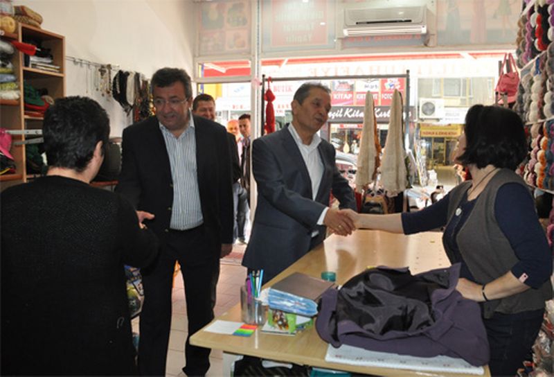 CHP Heyetinden Esnaf Ziyareti