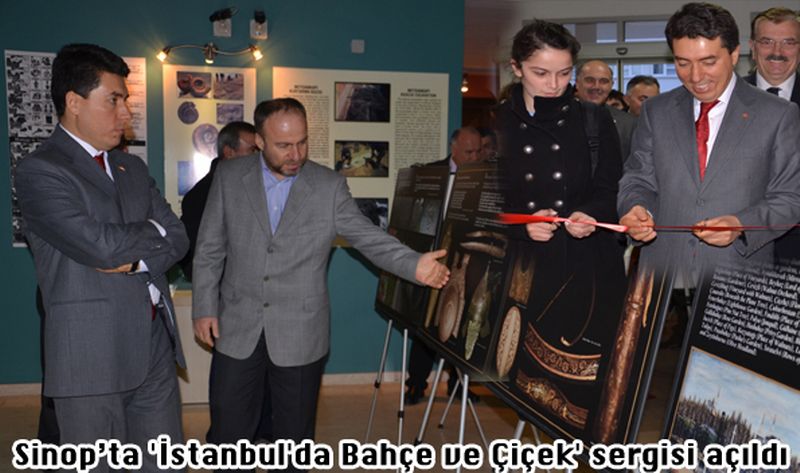 Sinop’ta 'İstanbul'da Bahçe ve Çiçek' sergisi açıldı