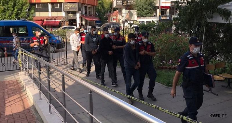 Sinop'ta 4 hırsızlık zanlısı yakalandı