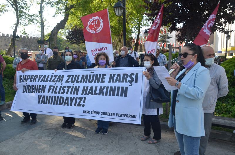 KESK’TEN İSRAİL ‘E TEPKİ